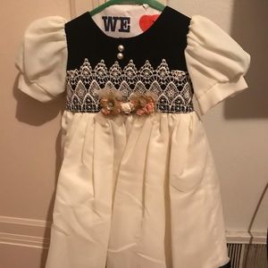 Creamy little girl’s dress